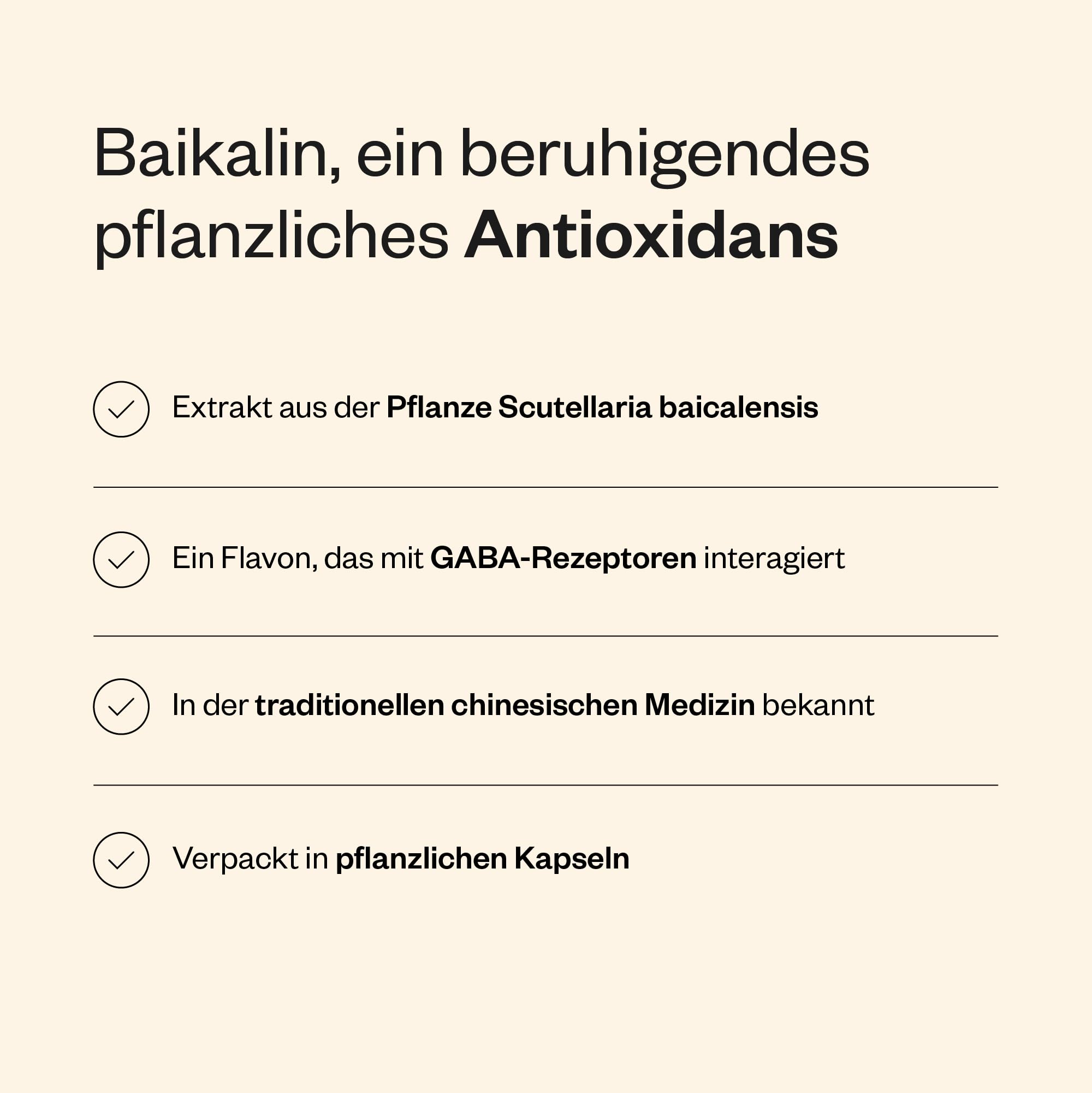 Baicalin 500 mg pro Tag - Trägt zu einer gesunden Leber bei - Hilft, die Leber zu reinigen und zu entgiften - Entspannende, antivirale und entzündungshemmende Eigenschaften- Vegan - Supersmart