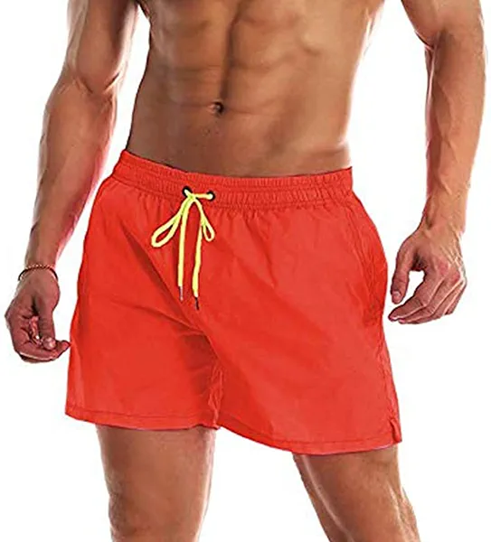 Lncropo Men's Swim Trunks Quick Dry Bathing Suits with Mesh Lining Swimwear Swim Shorts