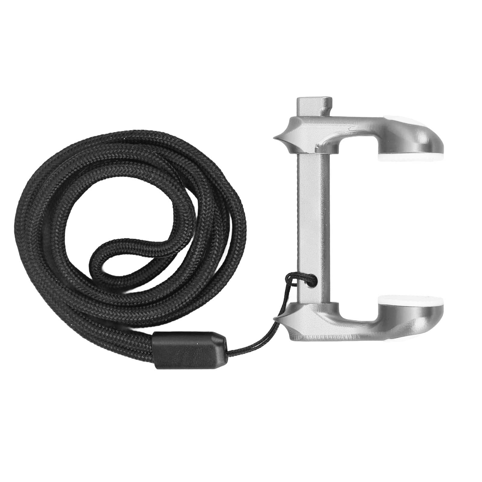 KANASI Clip para la Nariz de Buceo, tapón Nasal Ajustable de aleación de Aluminio con cordón para entusiastas de la natación, el esnórquel y el Buceo