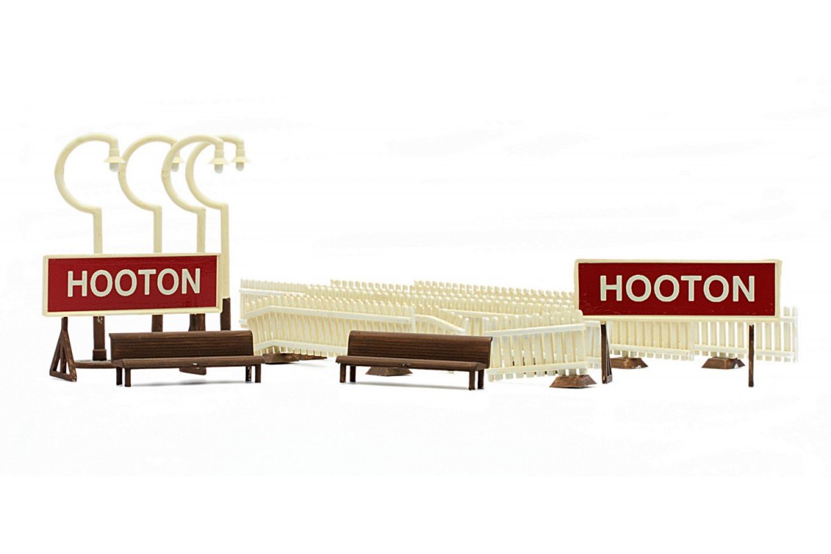Dapol Model Railway Platform Fittings Plastic Kit - Oo Scale 1/76