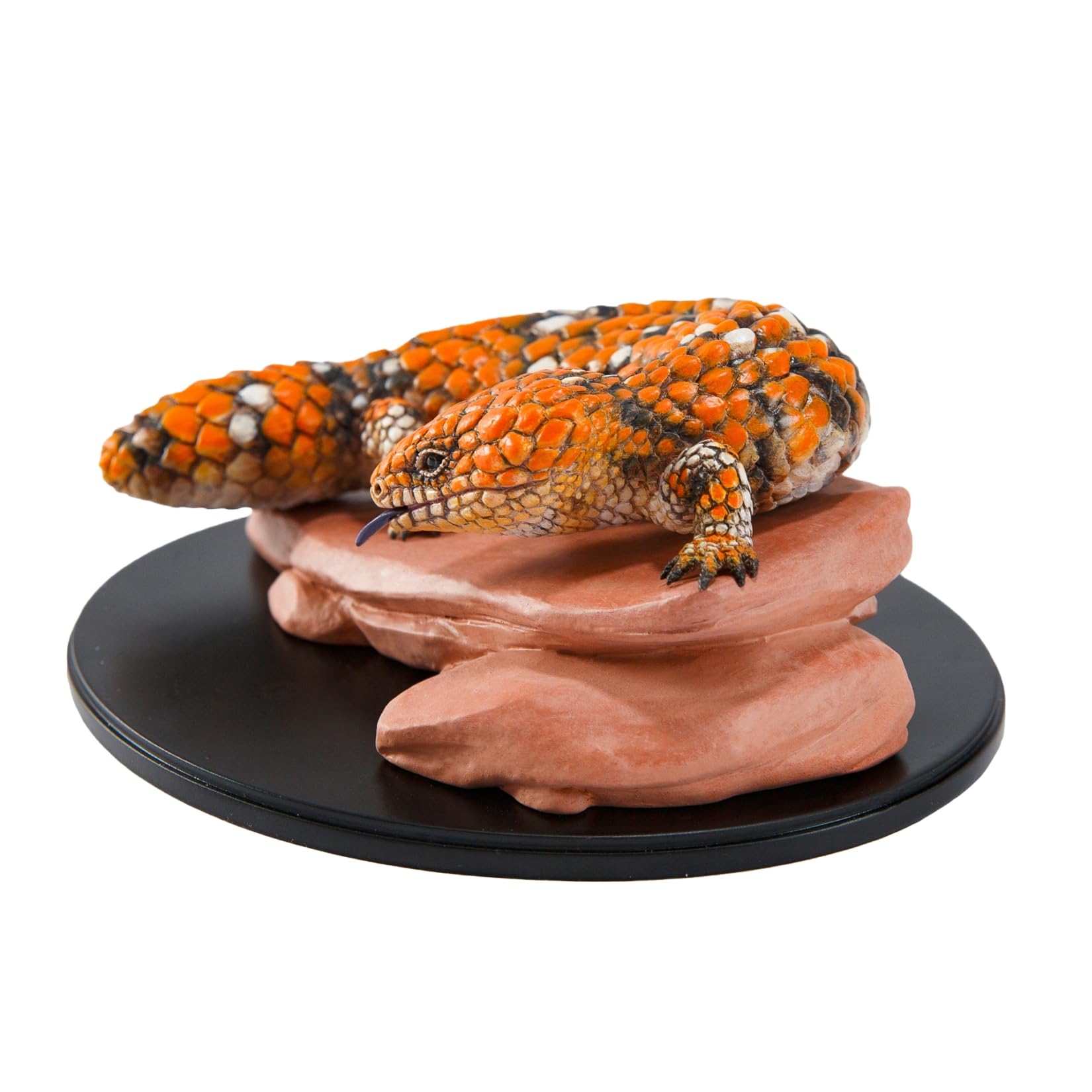 Amazon.co.jp: 動物惑星 マツカサトカゲ 14CM 樹脂 フィギュア 台座
