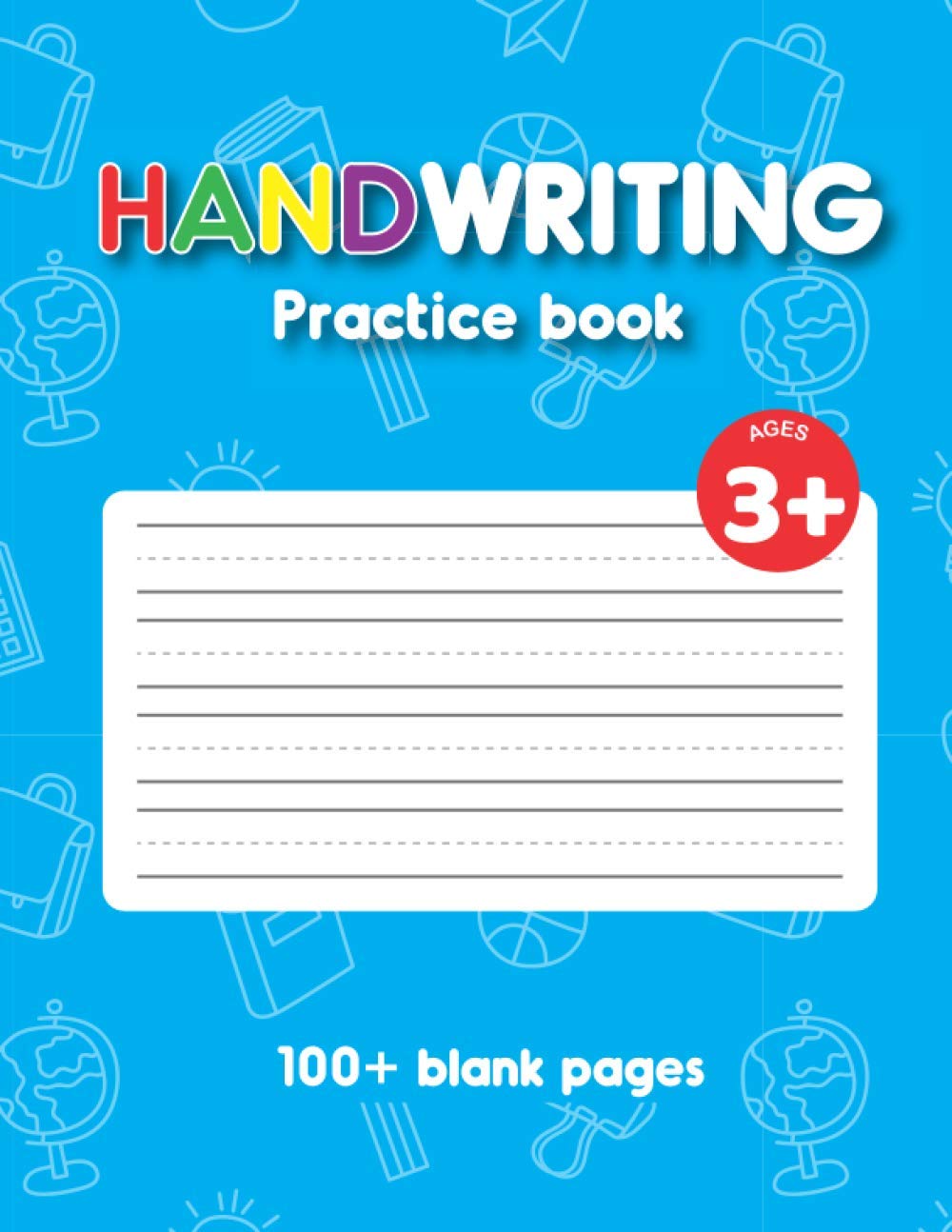 Handwriting Practice Book: Preschool Writing Practice Book, for children ages 3-5