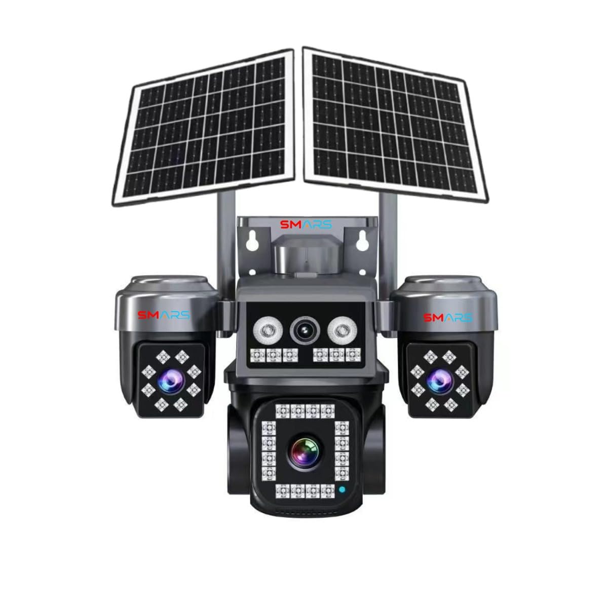 smars 4G Solar Security Camera, AI Smart 4-Lens, 360° Wireless Outdoor, App Control, Live View, Night Vision, IP66 Weatherproof-image-18