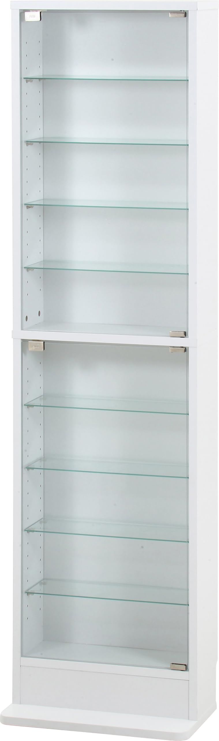 ⭐️コレクションラック　ハイタイプ　浅型　DBR/WH⭐️ CLR-485-WH コレクションラック【-Luke-ルーク】浅型ハイタイプ
