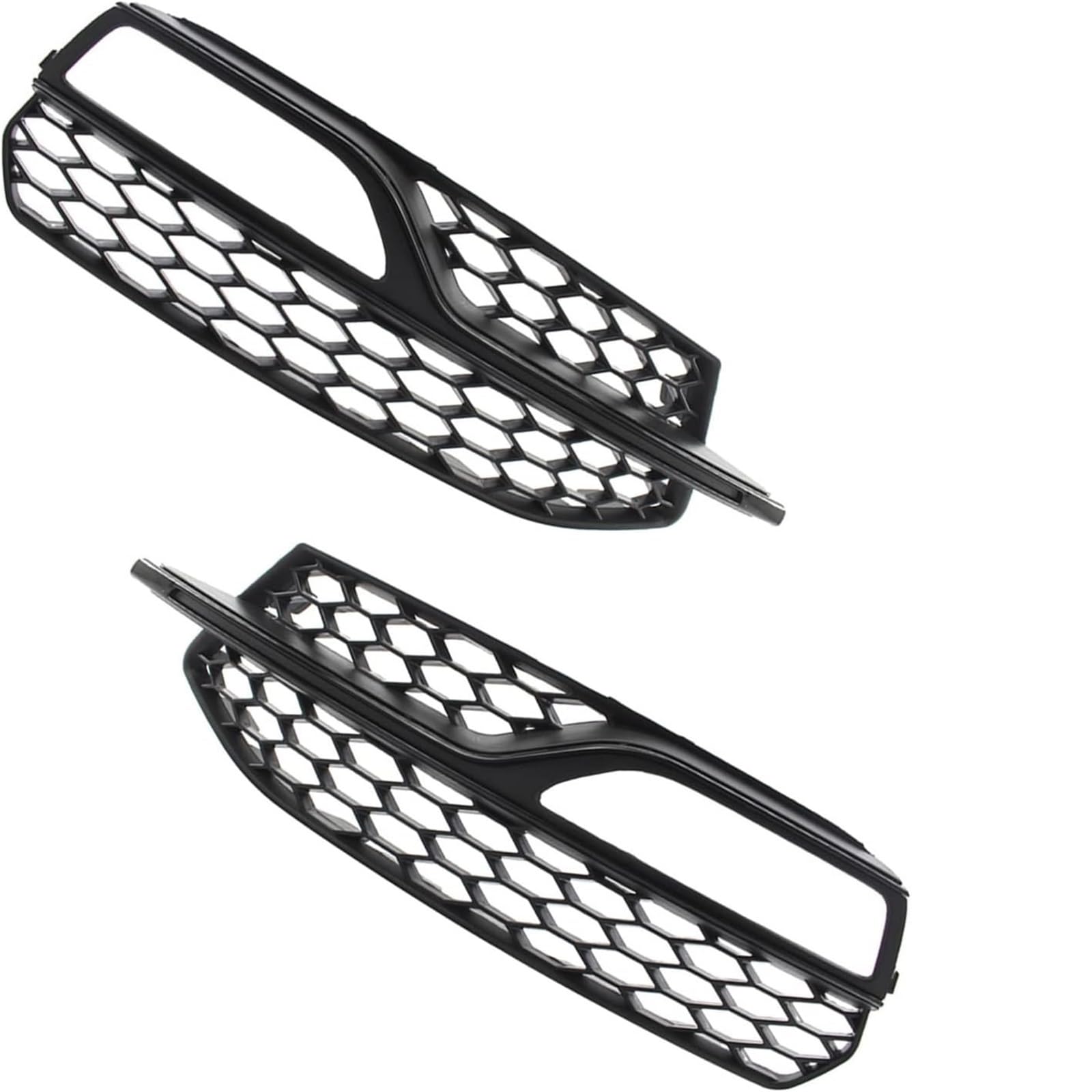 Generisch Auto-Nebelscheinwerfergitter Grille Trims Strips Car Fog Light Honeycomb Front Grilles Cover