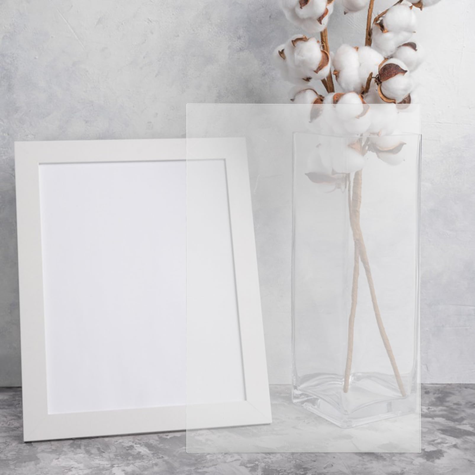 10 Stück Teiliges Ersatz Acrylplatten für Fotorahmen Hochtransparente Bastelplatten DIY Acrylblätter für Kreative Projekte und Ausstellungen