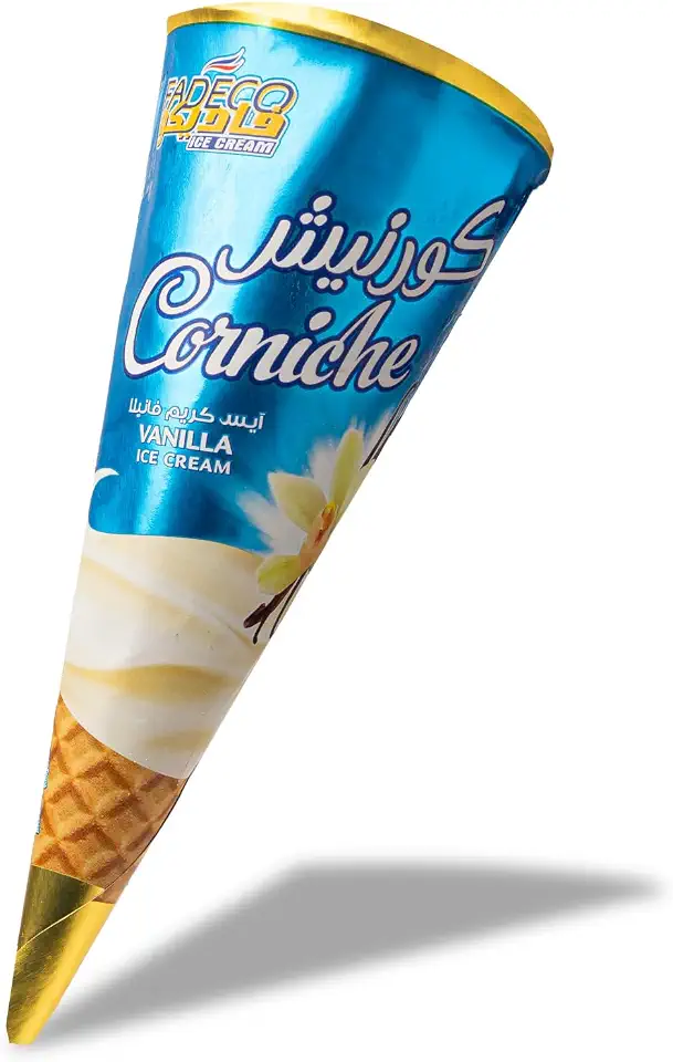 Fadeco Vanilla Ice Cream Cone 120 ml