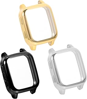 MUSISALY 3 Pçs Caixa De Relógio Protetor De Tela Capa De Relógio Capa De Tela De Relógio Substituição Anti-Riscos Protetores De Tela Protetores De Tela Capas De Smartwatch Capa De Relógio