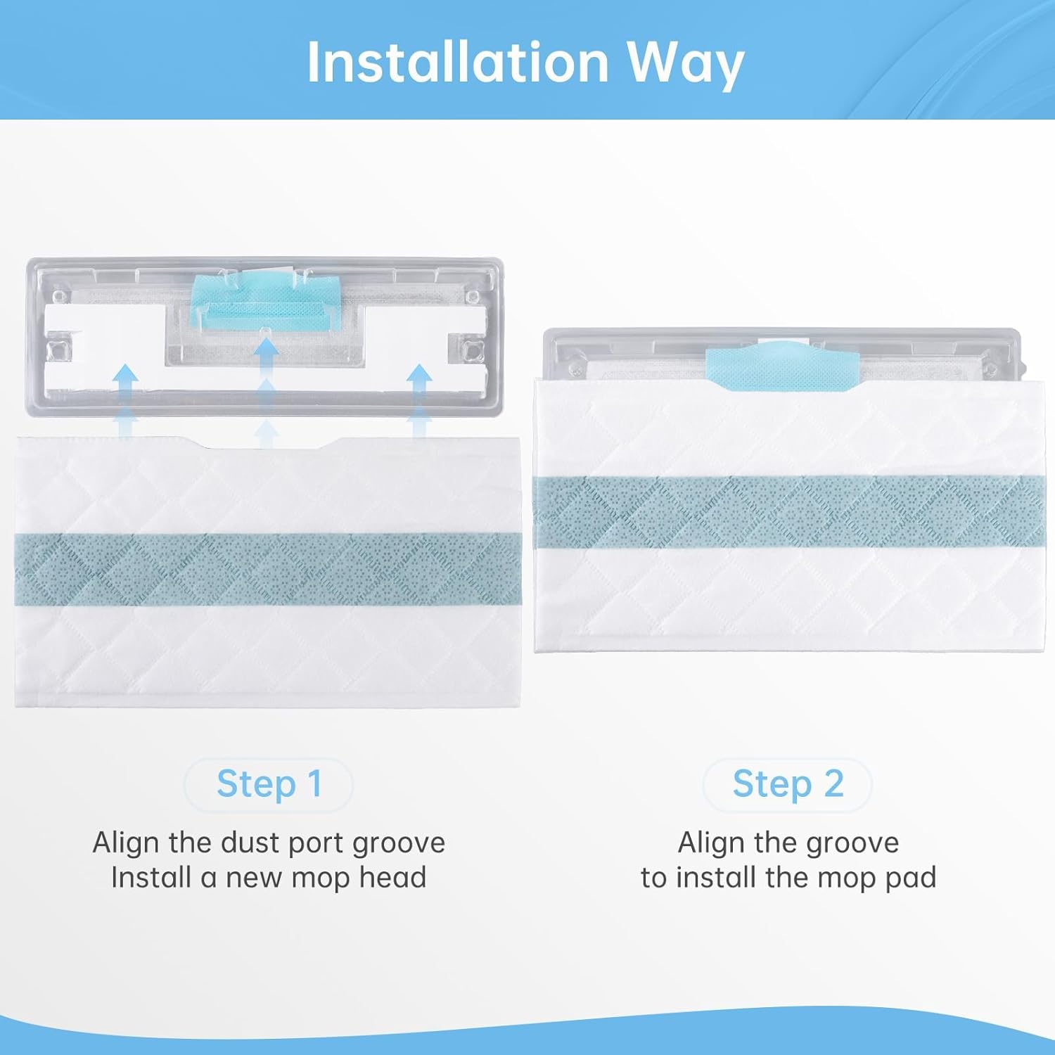 30pcs Shark VACMOP Pro Replacement Mop Disposable Hard Floor Vacuum for Shark VACMOP Pro VM250 VM251 VM252 VM200 VC205 QM250 VM190 VM200P12 VMP30 ?30pcs? Contains 15 dust Boxes