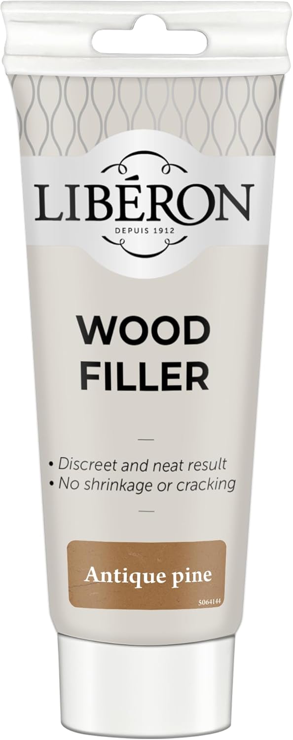 Liberon RSLTSBA400 250g Multi-Purpose Wood Filler Tube - Light