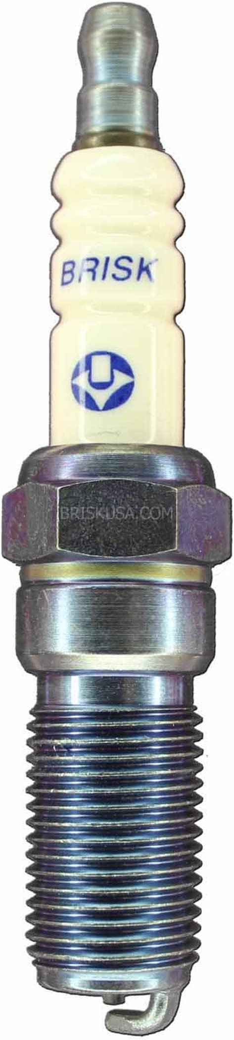 Silver Racing Spark Plug by Brisk