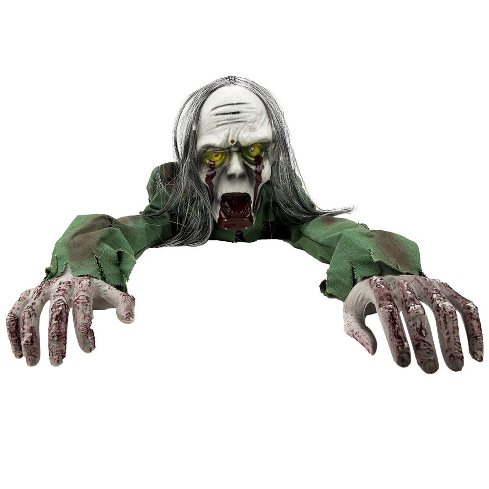 Fantasma Strisciante Elettrico, Giocattolo Horror Pieghevole e Pieghevole per Decorazioni per Feste di Halloween, Case Stregate, Discoteche