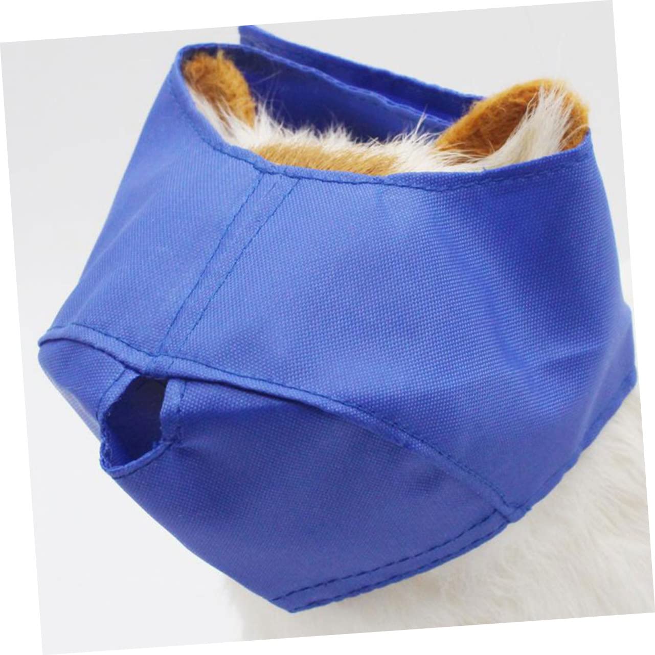 COLLBATH Bissfeste Katzenaugenmaske aus Nylon mit Kleinem Lochdesign und Kleinem Tragbare Augenklappe für Katzen und Hunde bei Maniküre und Baden