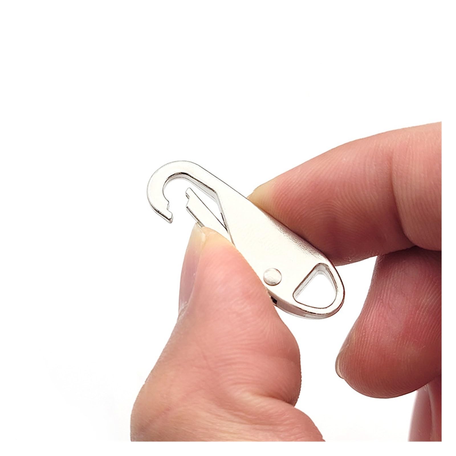 Recambios para tiradores de cremallera, Kit de repuesto tiradores cremallera for bolsos y ropa, paquete 5, 37x11 mm(Style D)