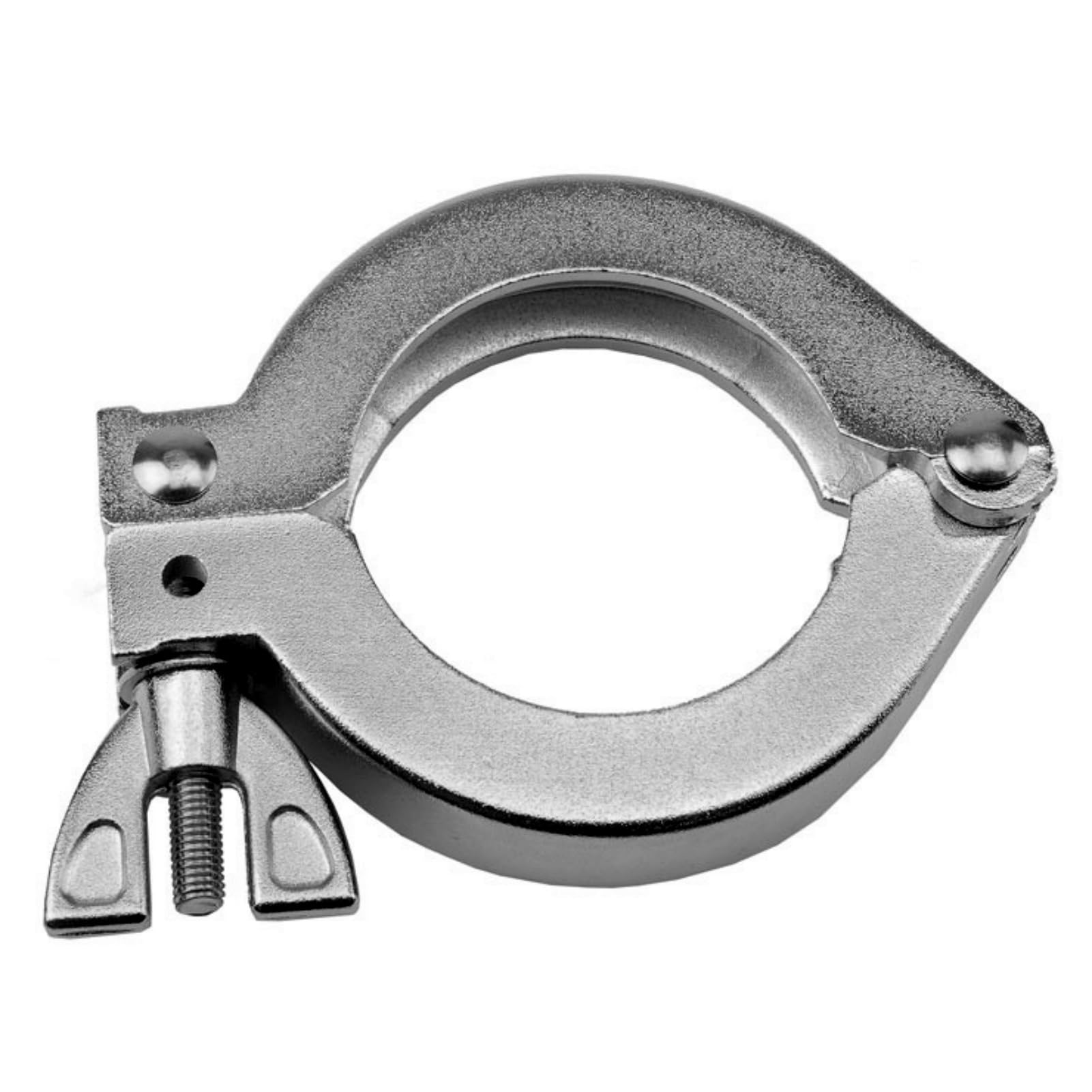 Lmutunmpa One Color 2 Pcs Kf-40 Quick Clamp With Wing Nut Closure - Vacuum Fittings For Secure Sealing In Vacuum Systems(304 Stainless Steel Kf40)