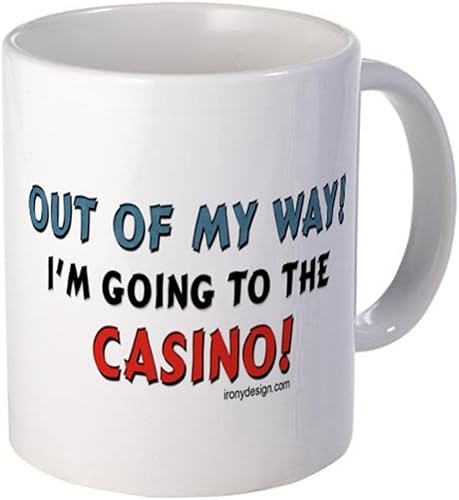Taza de 11 onzas - Taza de los amantes del casino - S White "