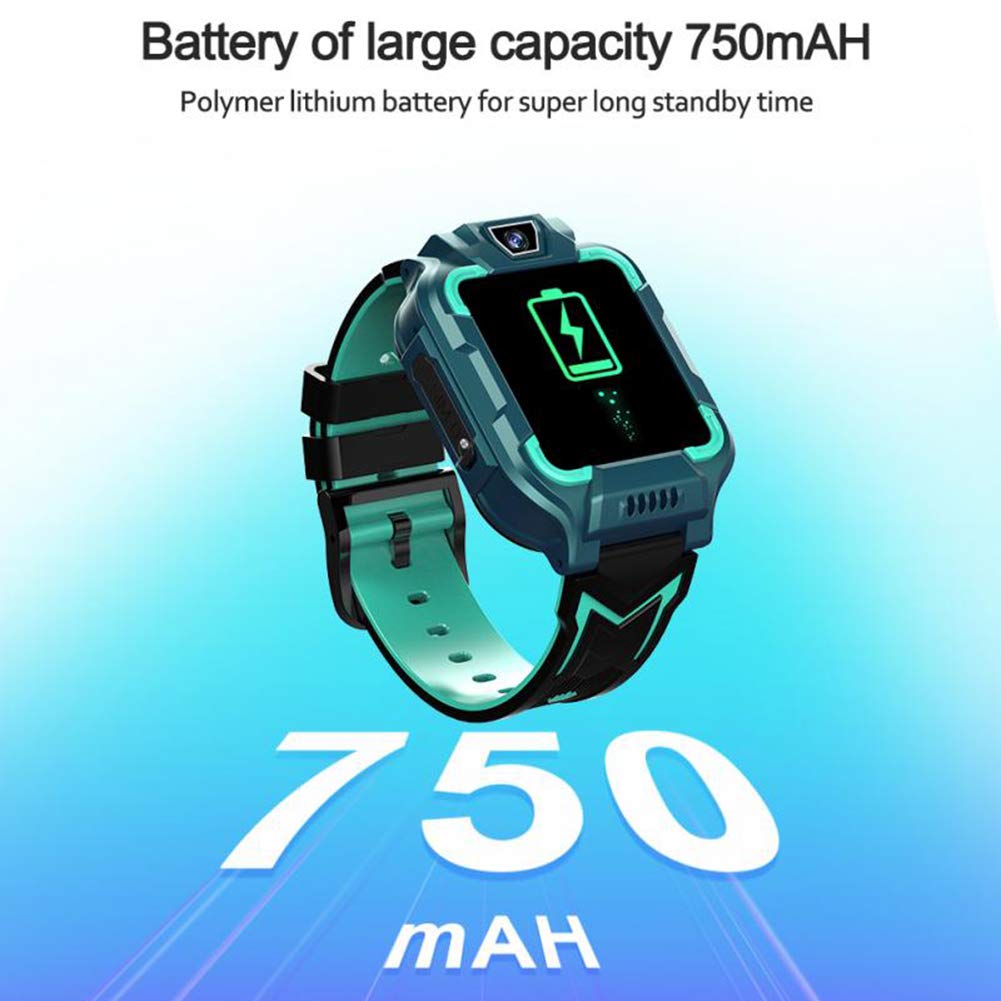Inteligente Reloj Niños Teléfono, 4G GPS + GPRS + Libras Que Colocan Niños Inteligentes A Prueba De Agua Reloj + WIFI Posicionamiento Reconocimiento De La Cara En Varios Idiomas A Prueba De Agua