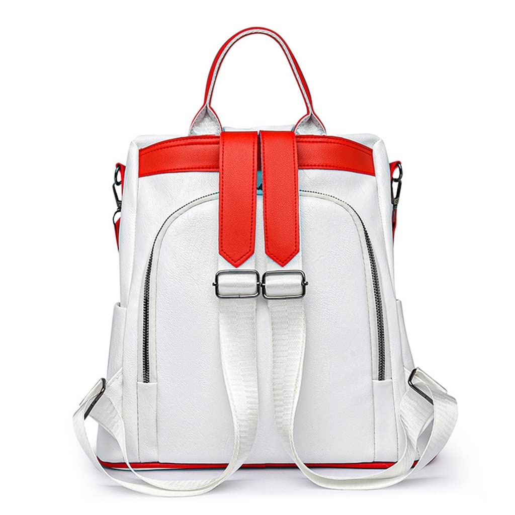 Soft Leather PU Backpack Women's Outdoor Travel Backpack Ladies Casual Anti-theft Bag Dual-purpose Women's Bag