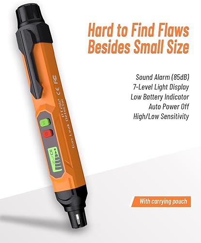 Miniatura 6 de Detector de fugas de gas detector de gas natural y propano VITITE para localizar fuentes de fugas de gas combustibles para el hogar y RV (incluye 2