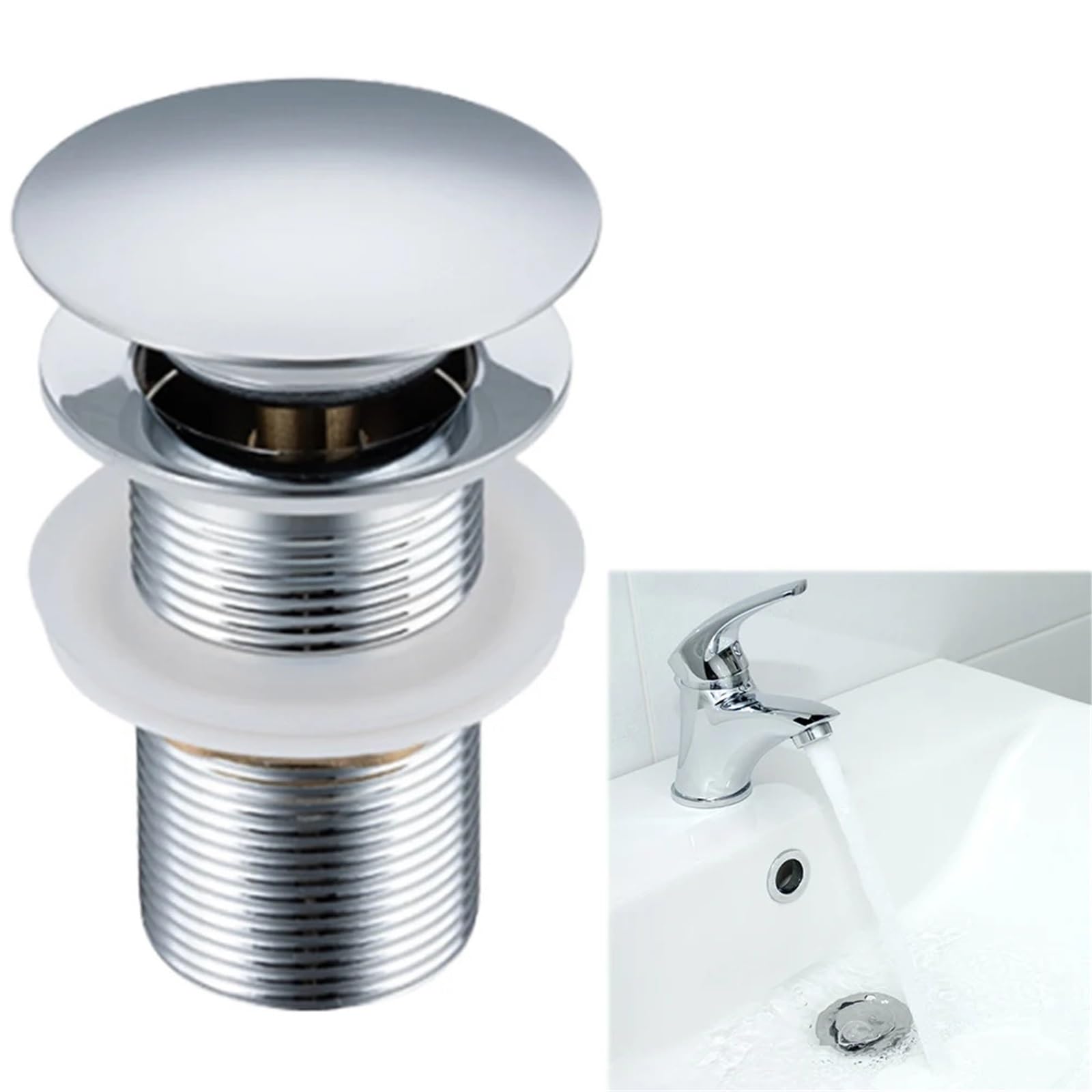 Universeller Badezimmer-Waschbecken-Stopper