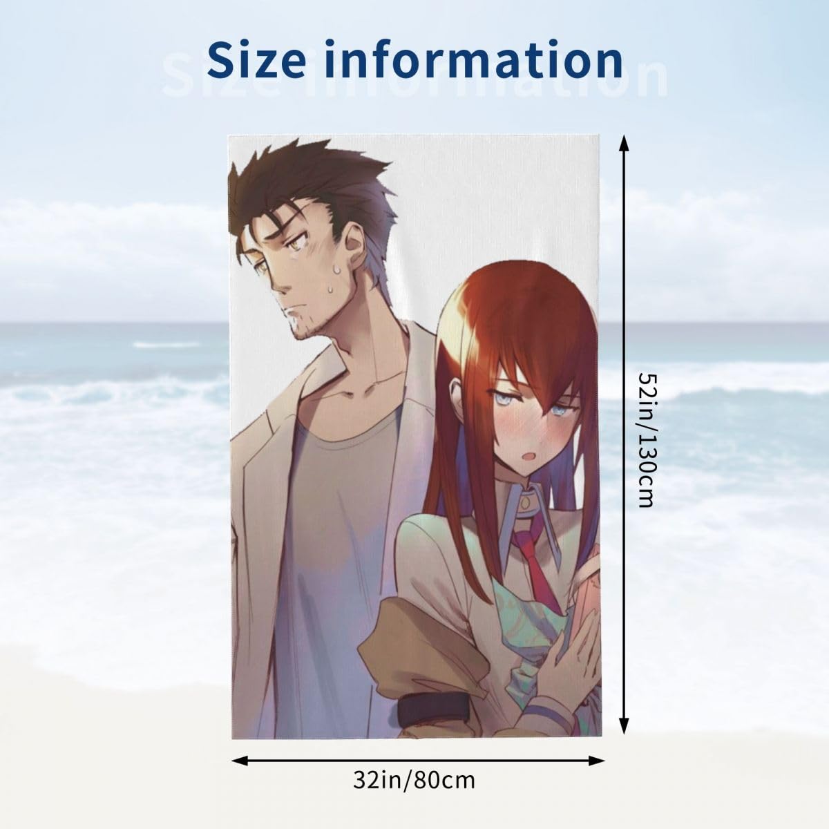 Amazon｜Steins Gate クリスティーナ 牧瀬紅莉栖 (6) バスタオル