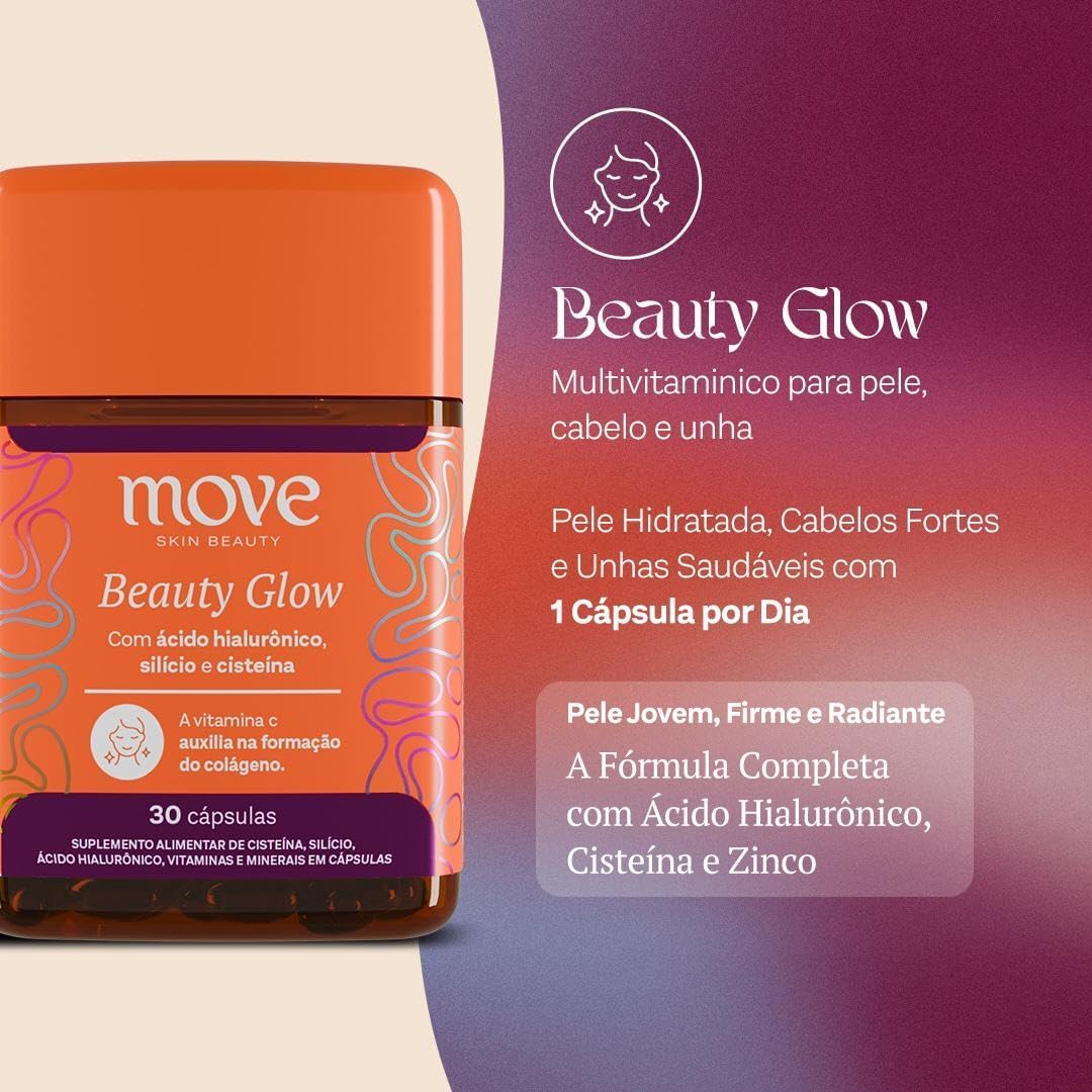 Kit 2 Beauty Glow Multivitamínico Move Skin Beauty 30 Cápsulas em promoção! Veja a oferta e mais achadinhos de Vitaminas & Suplementos 3 Hoje é o melhor dia para comprar Kit 2 Beauty Glow Multivitamínico Move Skin Beauty 30 Cápsulas com aquele preço maroto! Promoção! Aproveite a oferta! 3