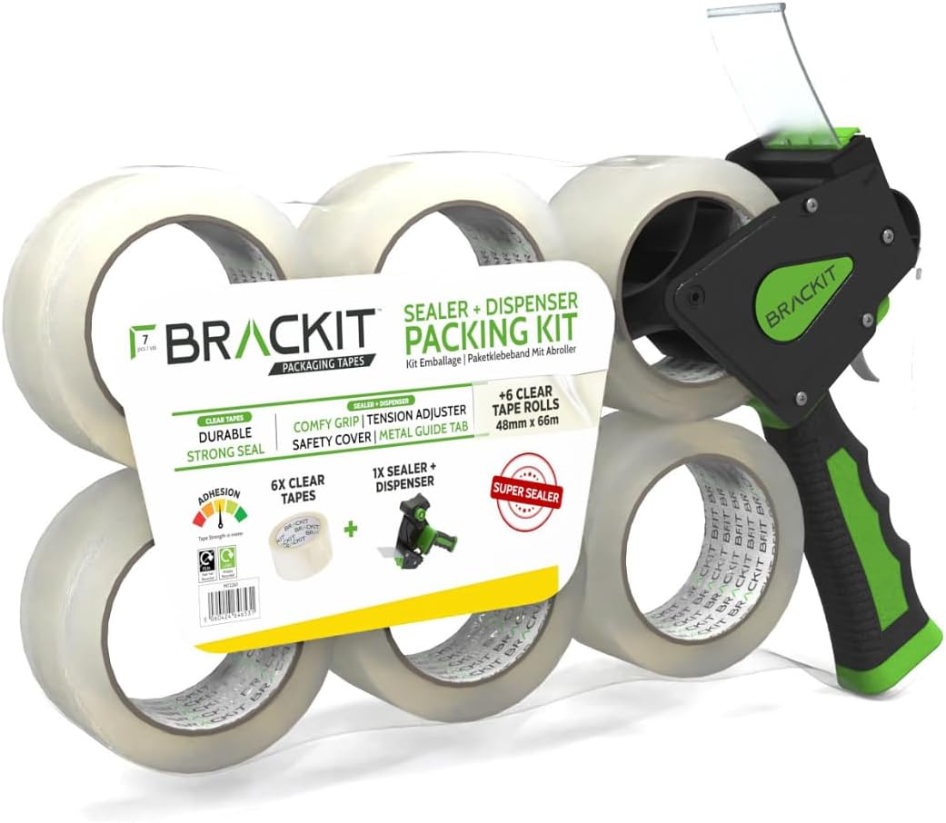 Brown Packing Tape - Multi-width  2 X 48mm And 2 X 75mm  Pack Of 4 Rolls 66m - View #6