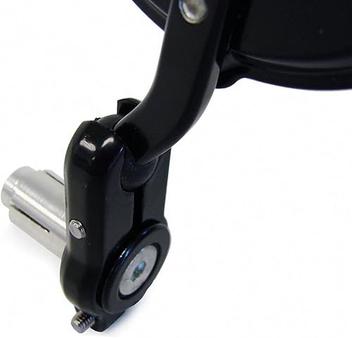 Miniatura 3 de ESPEJOS REDONDOS PARA TRIUMPH Thruxton para motocicleta de 3 pulgadas, color negro, 7/8 pulgadas