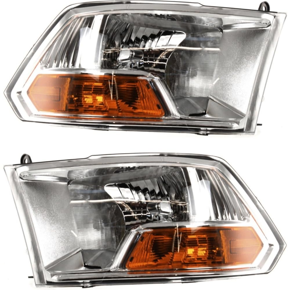 Amazon.com: Eohfsxk 2pcs Headlight Halogen Left Right Side Clear 