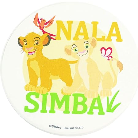 Amazon Co Jp ディズニー ライオンキング 吸水 コースター シンバ ナラ San3286 1 ホーム キッチン