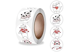 PMCDS2G Valentine Sticker Roll