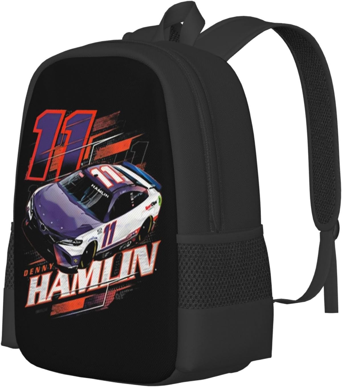 Denny Hamlin 11 Backpack Lightweight Large Capacity Laptop Backpack Travel Backpacks For Unisex image 2