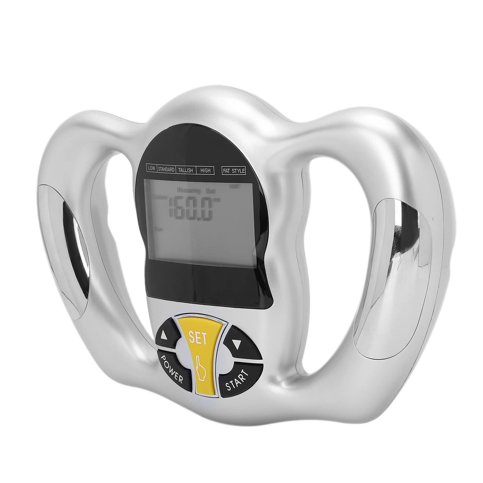 Dioche Handheld-Körperfettmessgerät, BMI-Messgerät, Fettanalysator-Monitor für das Gesundheitsmanagement
