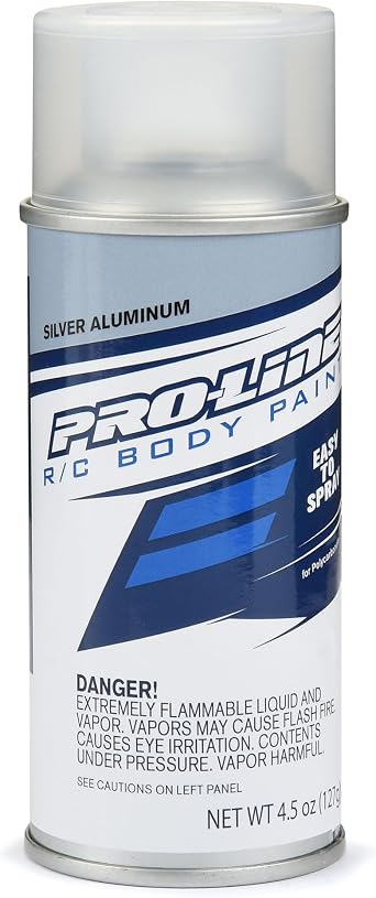 Pro-Line Racing RC Body Spray Paint - Silver Aluminum PRO643700