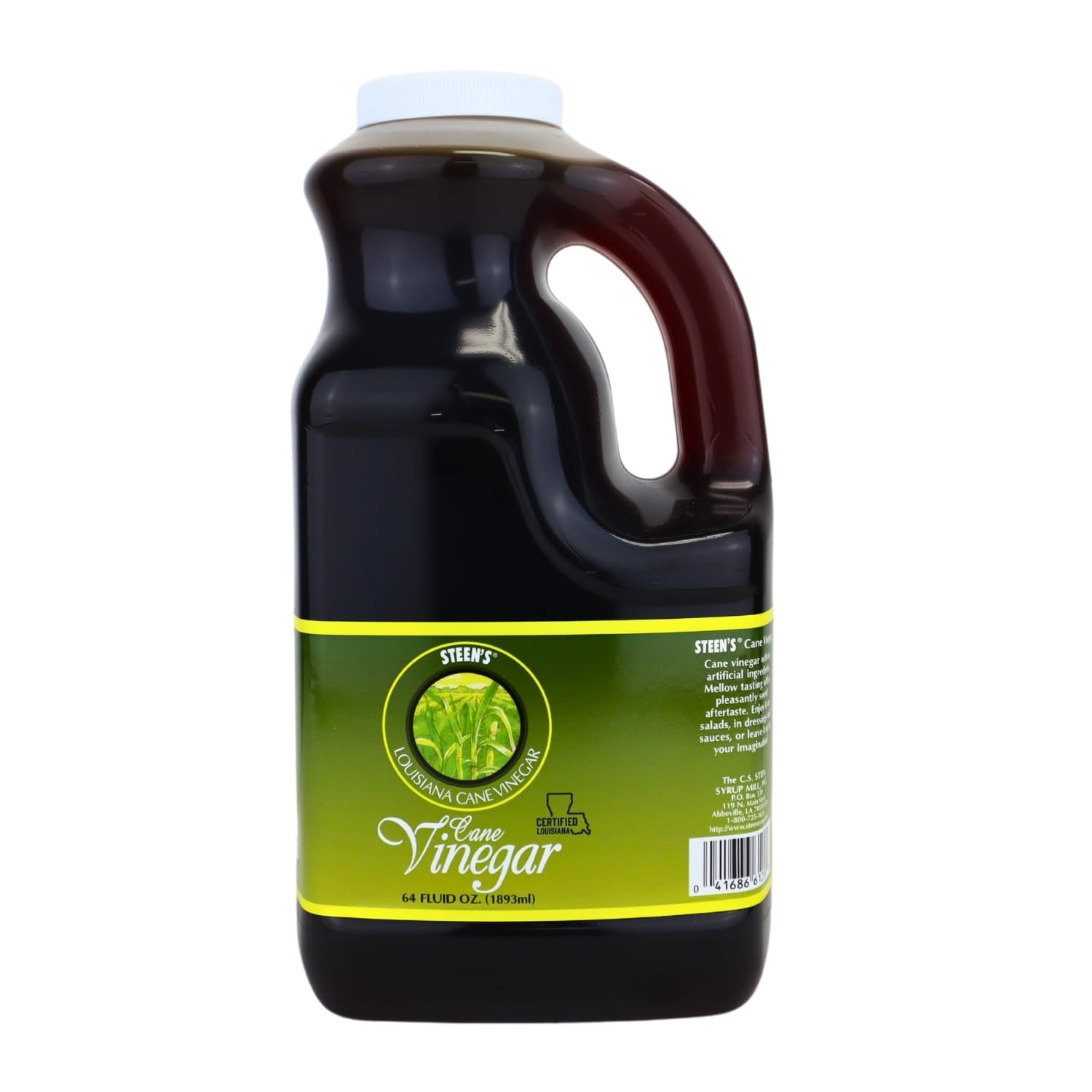 Steen's Louisiana Cane Vinegar - Prized Ingredient for Chefs and Home Cooks - Used for Dressings, Marinades, Sauces, Salads, Meats and More (12 oz 3 Btls)