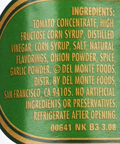 Del Monte Ketchup - 24 Oz - 6 Pk #TOP1