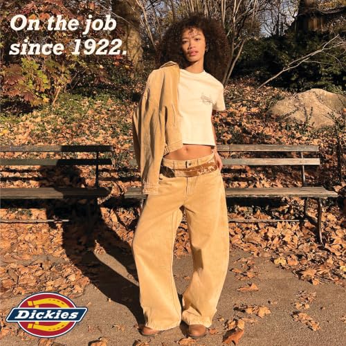 Image of Dickies Womens Casual Slim Fit Carpenter Pant-Non Stretch-Runs Small | Non-Stretch Utility Fabric with Functional Pockets, Runs Small So Size Up, Casual Styling That Pairs with Tees