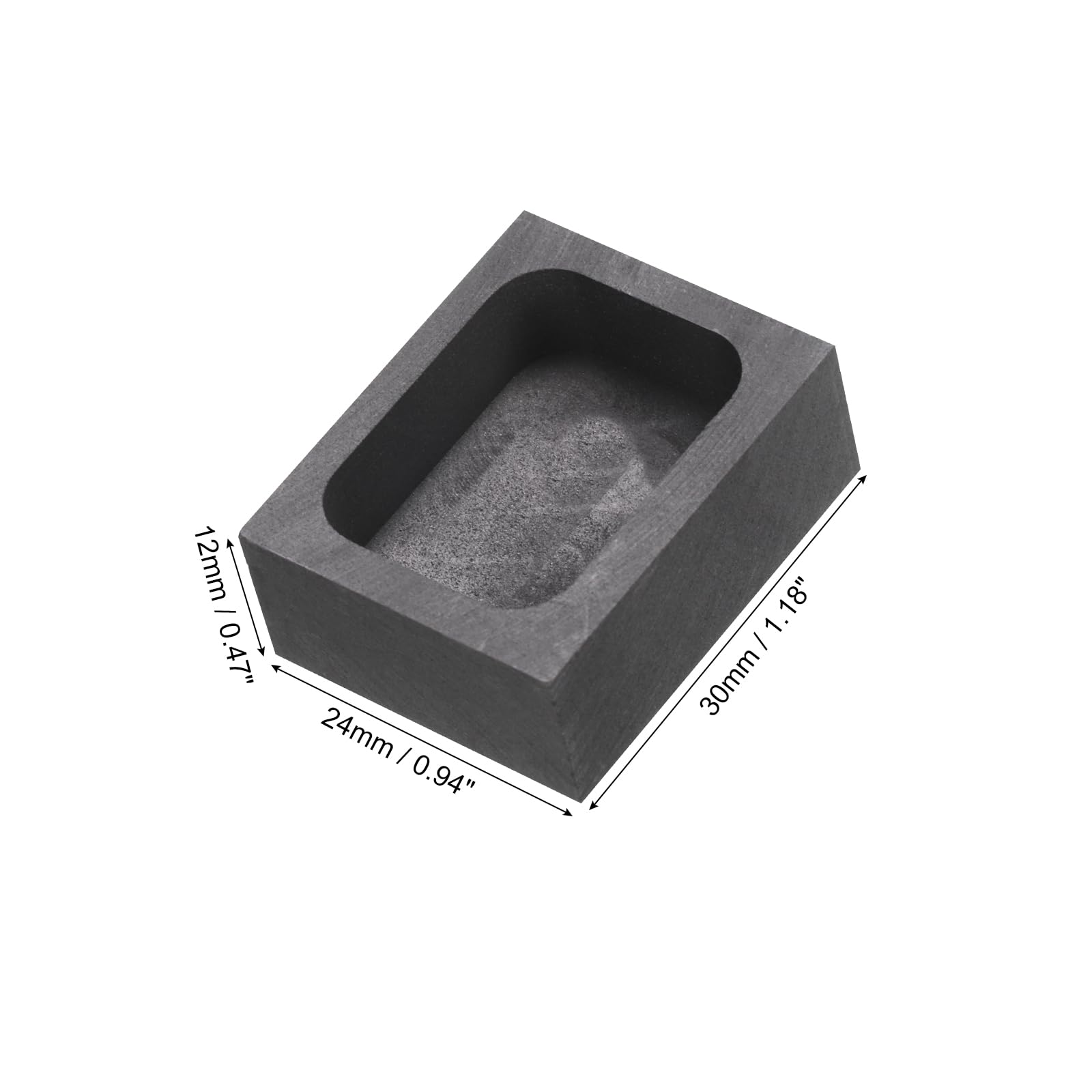 Creuset En Carbure De Silicium 6KG - Pour Fusion Métaux (Or, Argent, Cuivre, Aluminium) - Résiste Jusqu'à 1800°C