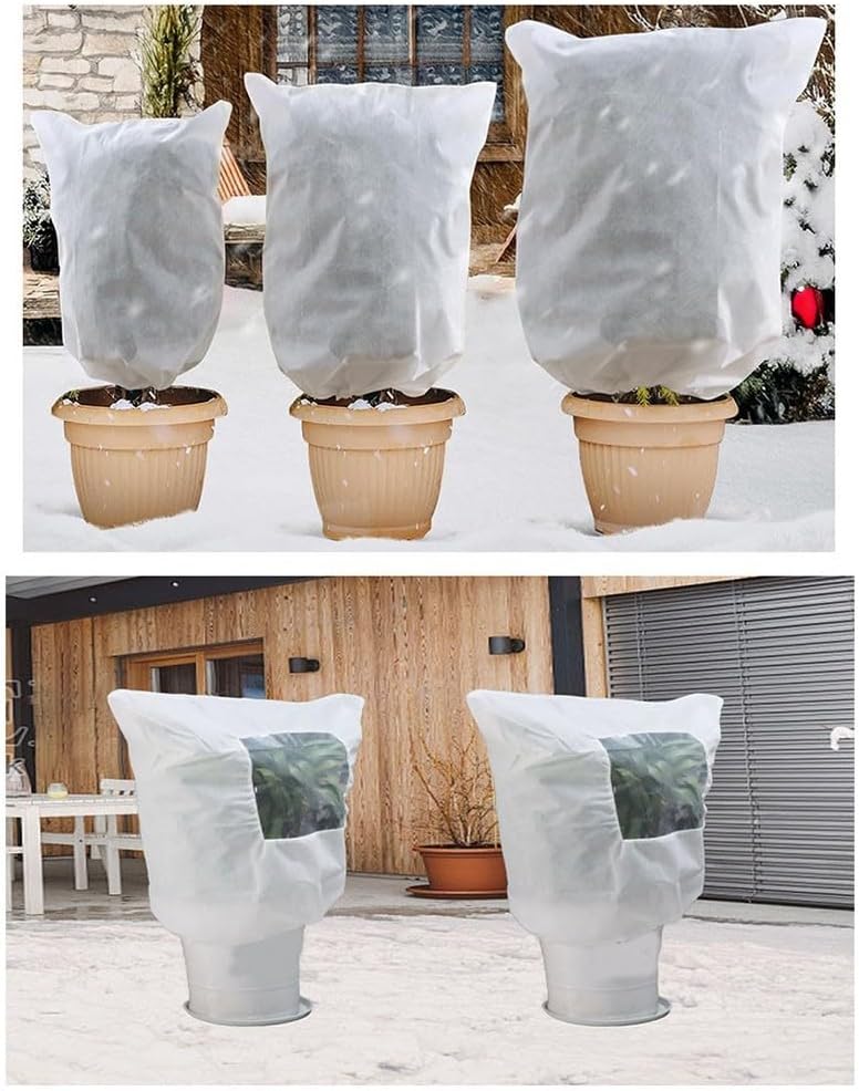 2Pcs Breathable Winter Plant Covers Made From Non Woven Material For Cold Protection And Frost Guard For Outdoor Plants And(240 * 240cm)
