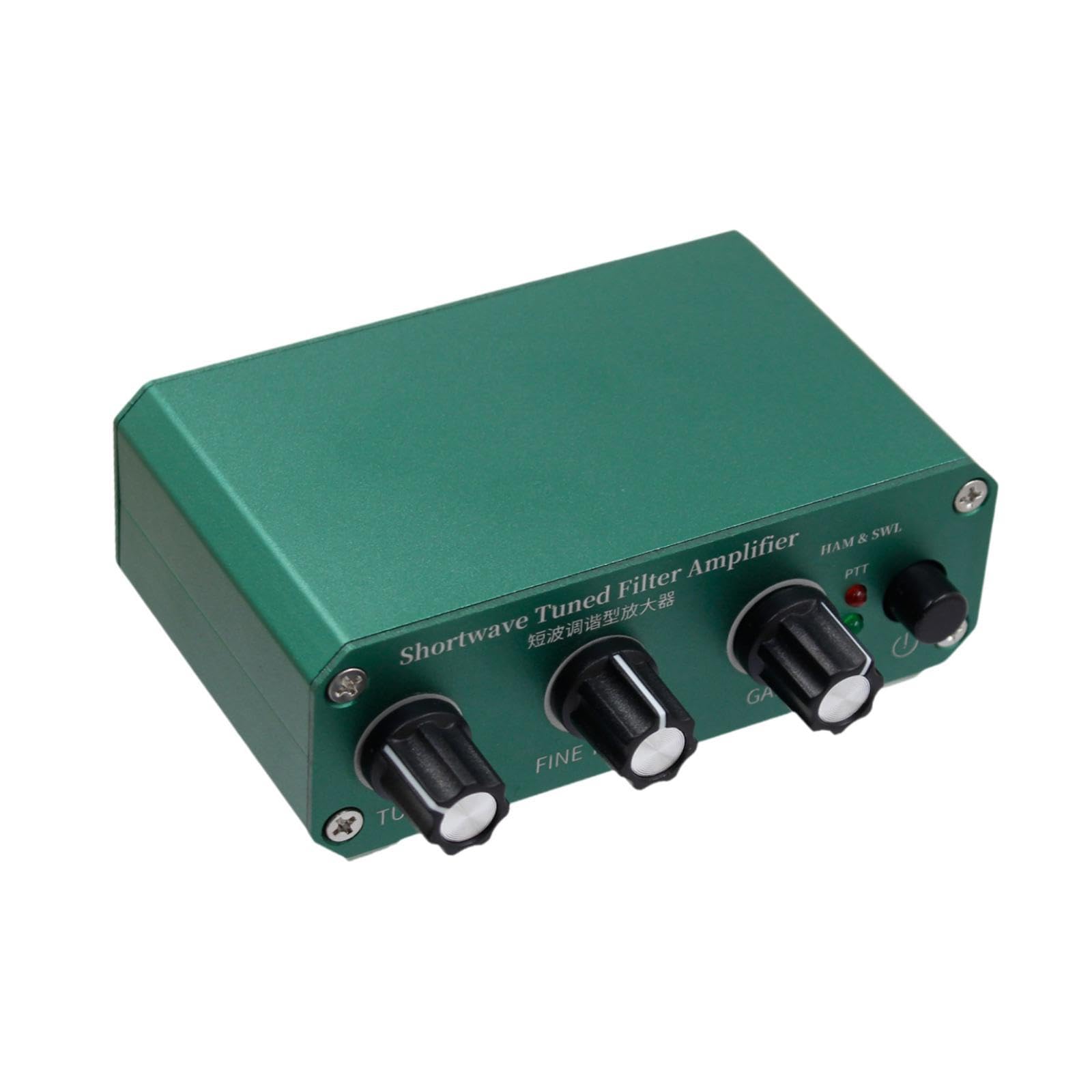 Amplificador sintonizable Corta con Ganancia Ajustable, Robusto, práctico, de bajo Ruido, Ligero y Compacto, con transmisión de 0 a 30