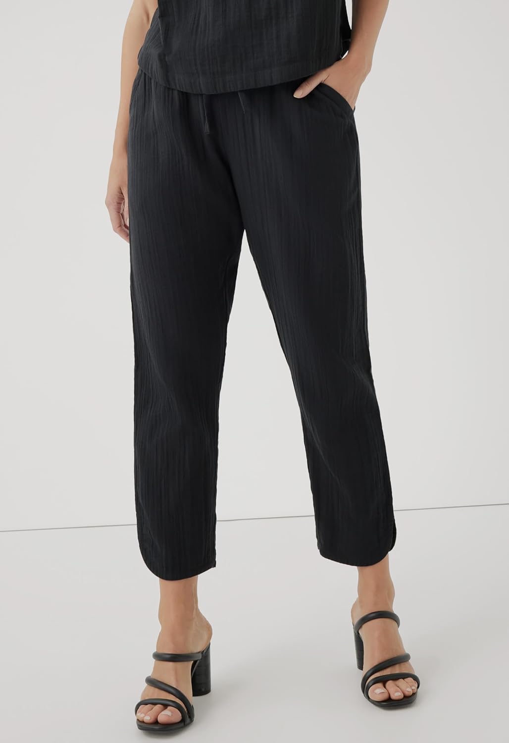 Pact Organic Cotton Women's Gauze Pull-On Casual Pants - Image 6
