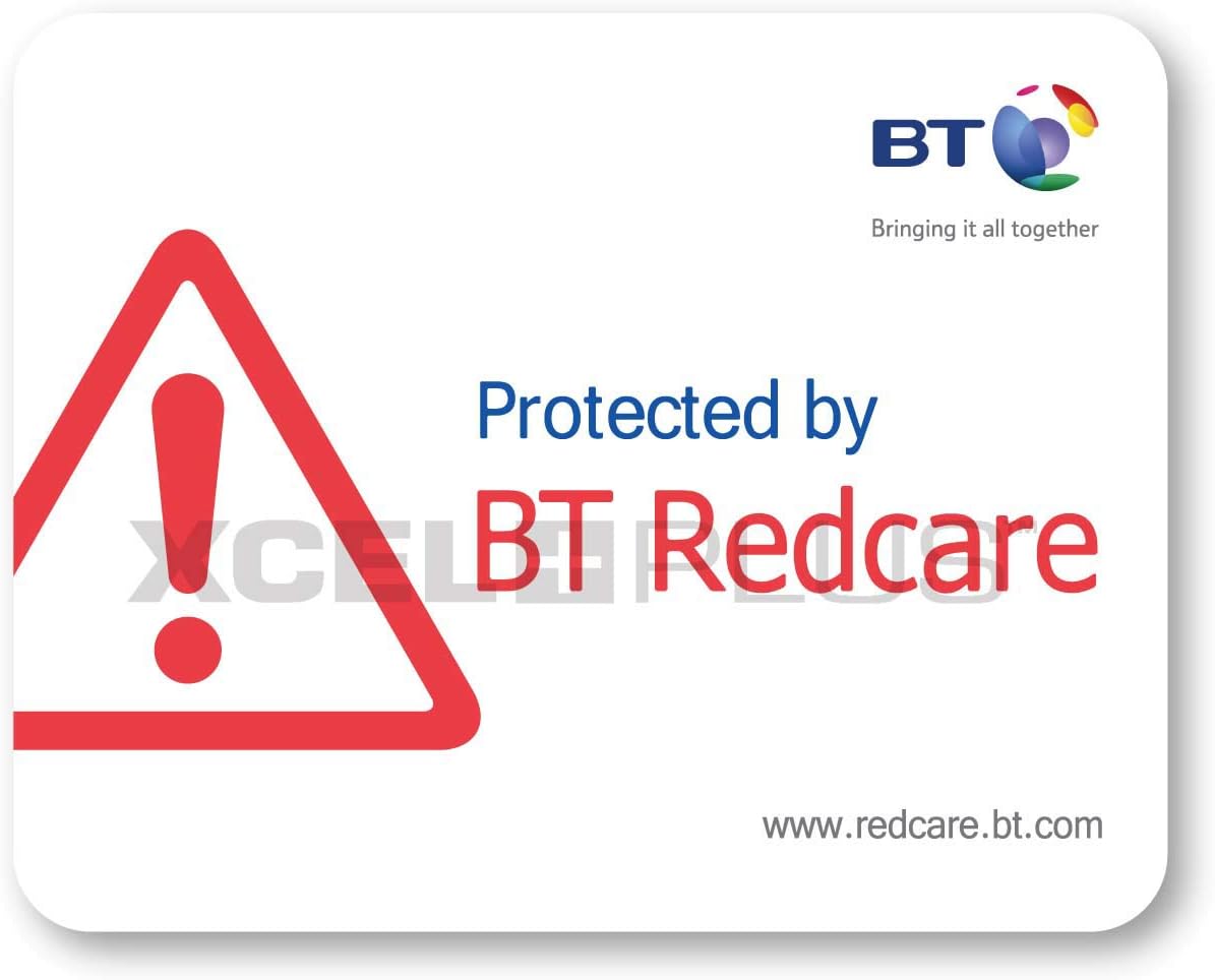 Protected by BT Redcare Alarm Window Stickers Amazon.co.uk DIY & Tools