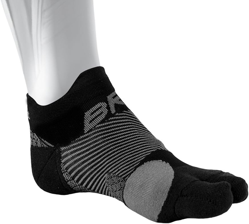 OS1stBunion Relief Socks with split-toe design & cushioned bunion pad to relieve toe friction and bunion pain