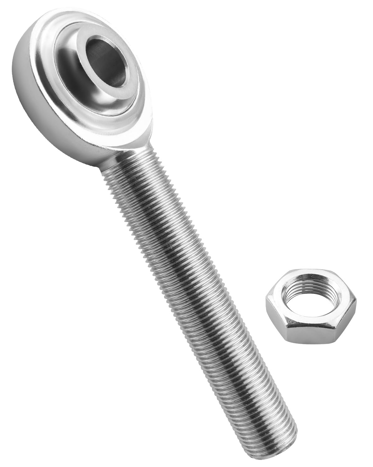 Right Hand 3/4" Heim Joint Rod End w/Jam Nut 5/8" Bore X 4" Long for Steering, Suspension,Traction Bars,Links Joints