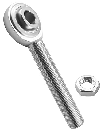Right Hand 3/4" Heim Joint Rod End w/Jam Nut 5/8" Bore X 4" Long | for Steering Suspension Traction Bars, Links Joints
