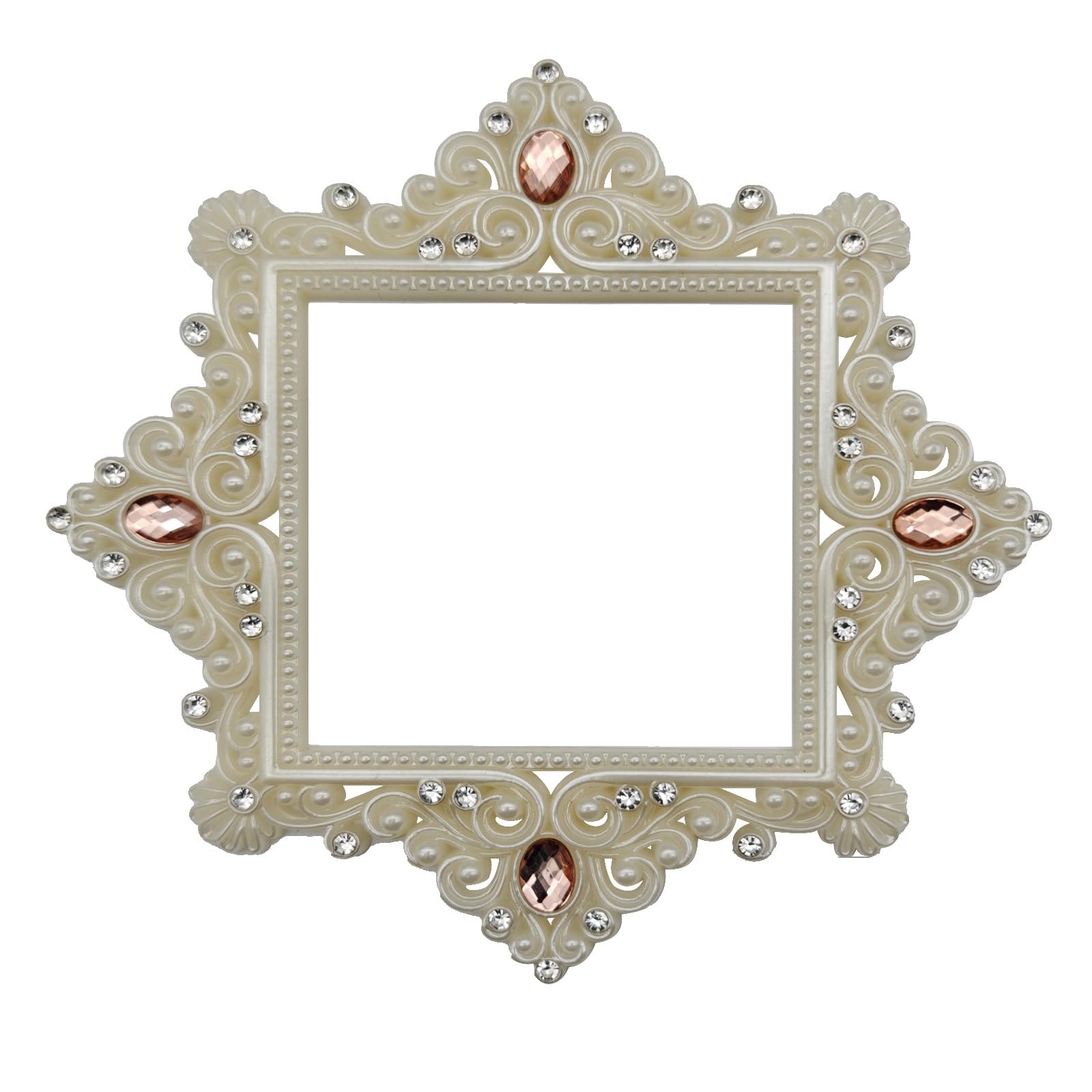 Lichi 2 Pack Rhinestone Light Switch Surround, Light Socket Surrounds, Light Switch Stickers for Home Decor - Diamond Shape