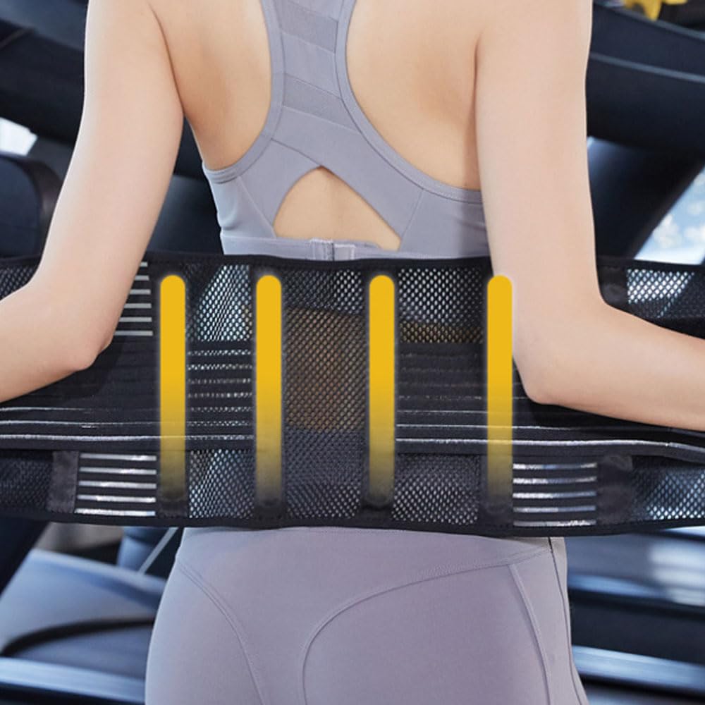 Premium Back Support Belt Back Brace Sciatica Pain Relief Products Lumbar Support Belt for Sciatica Scoliosis Back Back Brace for Lower Lumbar Pain Relief for Men and Women - Image 3