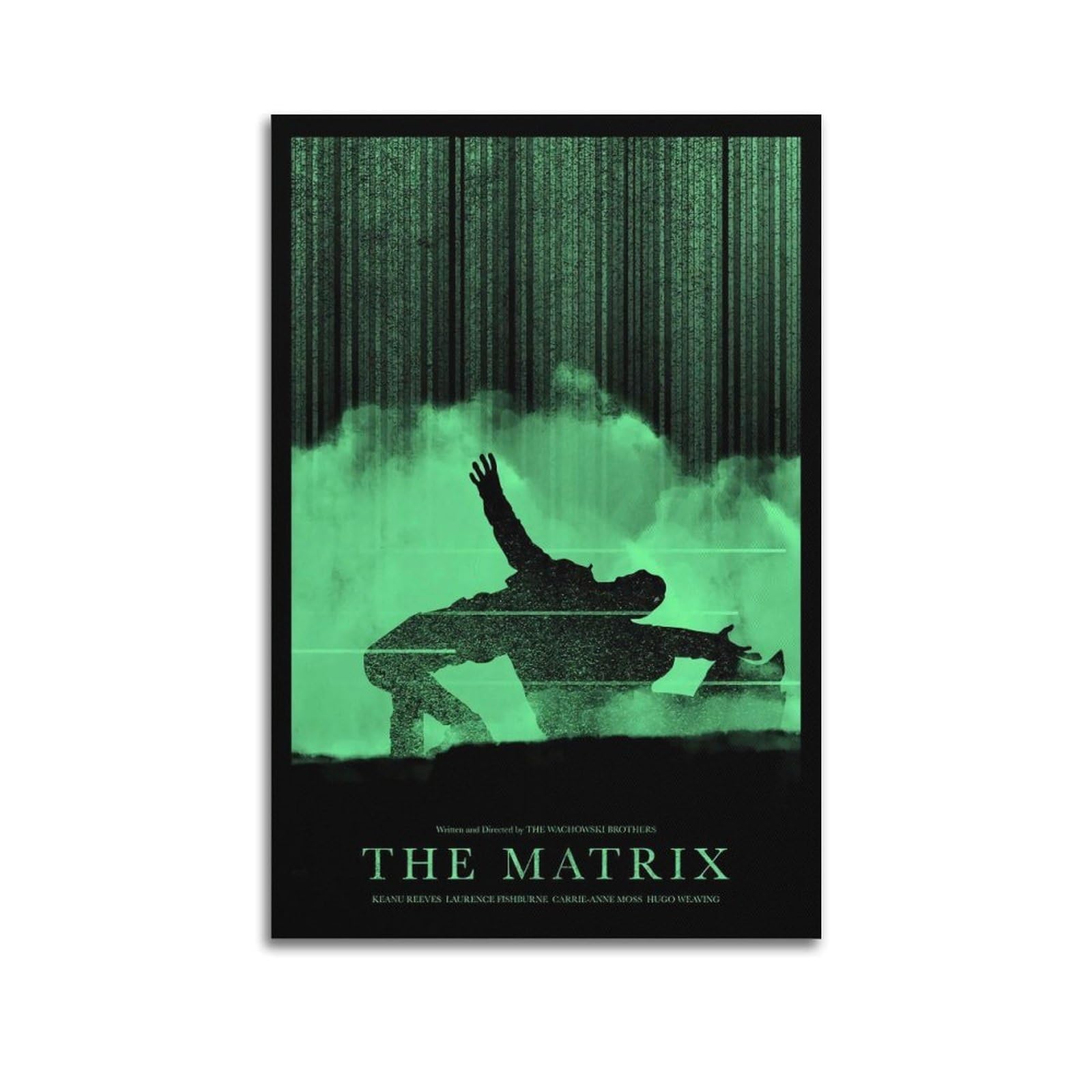 FDRPMHC Movie The Matrix Poster Movie Canvas Wall Art Decor Living Room Modern Family Bedroom 12x18inch(30x45cm) Unframe-style