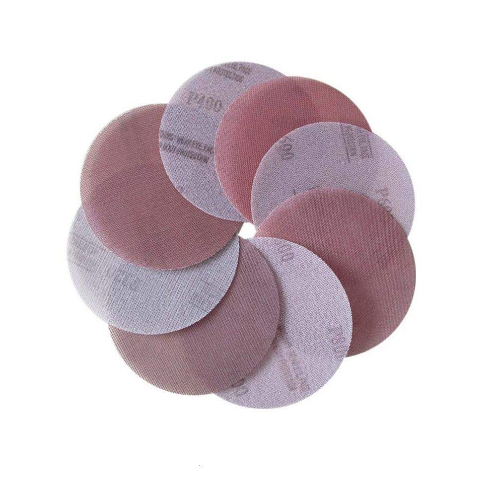 Disques de ponçage de 75mm maille abrasive sans poussière grain 120 400 1000 pour ponçage à sec
