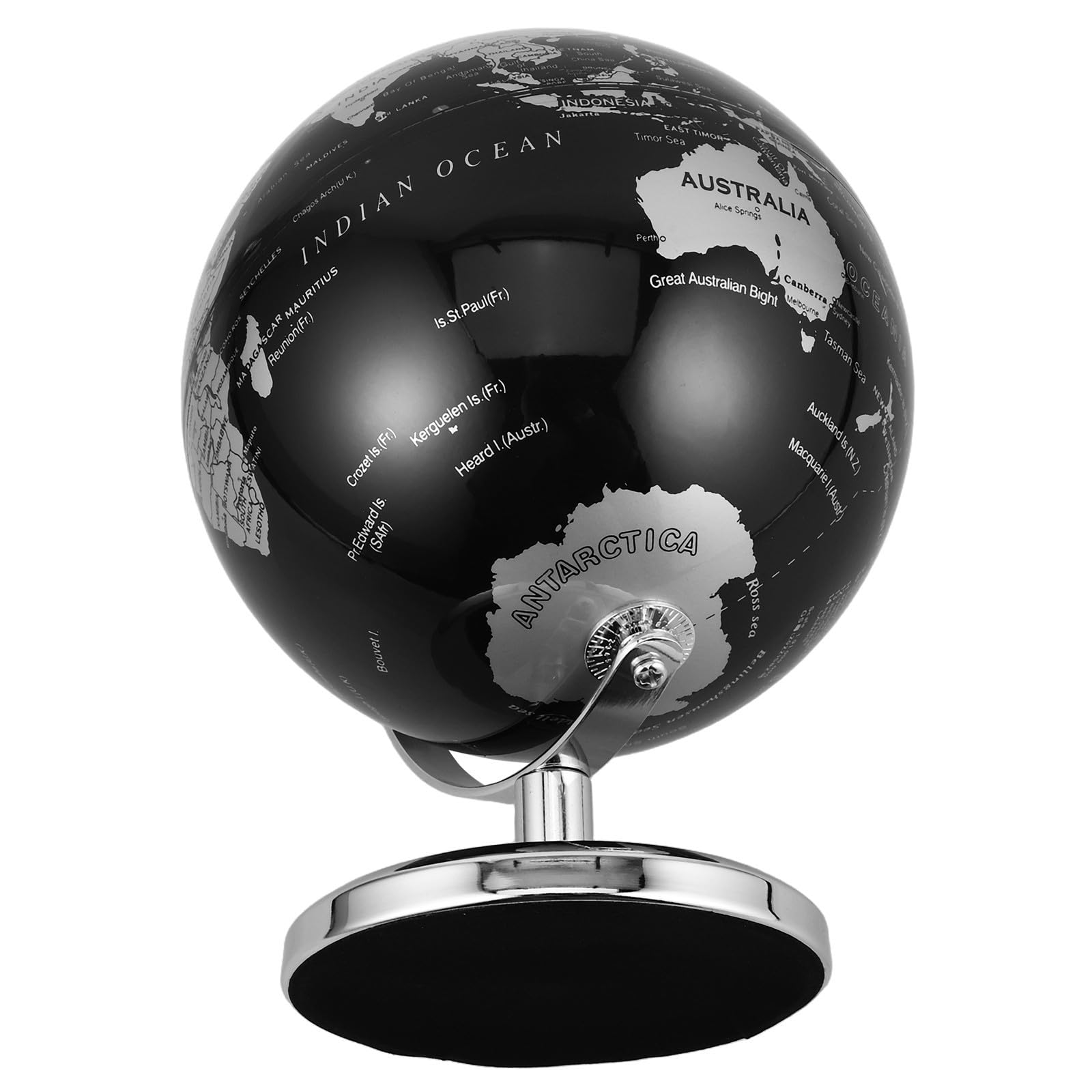 Globe terrestre décoratif vintage rompre la monotonie d'un bureau avec un ornement métal